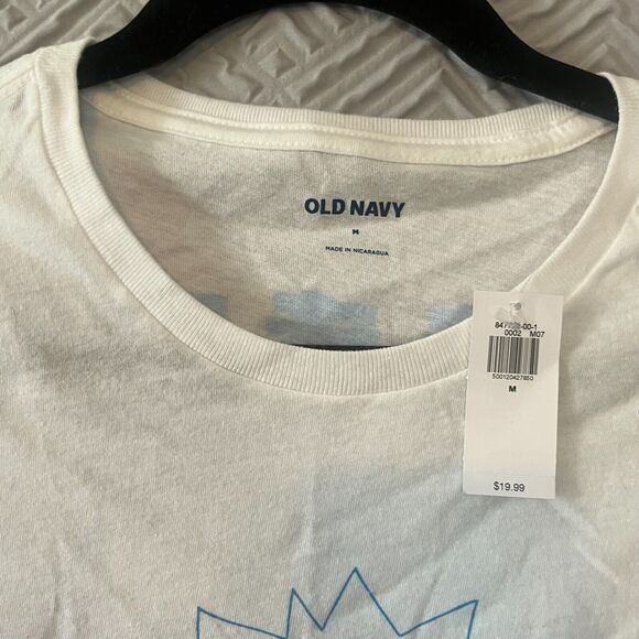 Old Navy mens Dragon Ball Z Naruto Believe It! tee M white NWT short sleeve - Picture 2 of 7